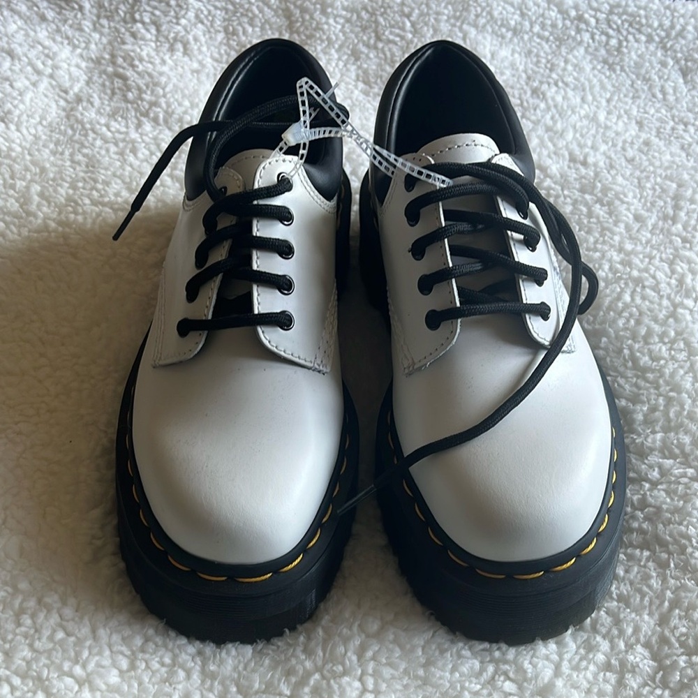 Dr. Martens 8053 Leather Platform Casual Shoes